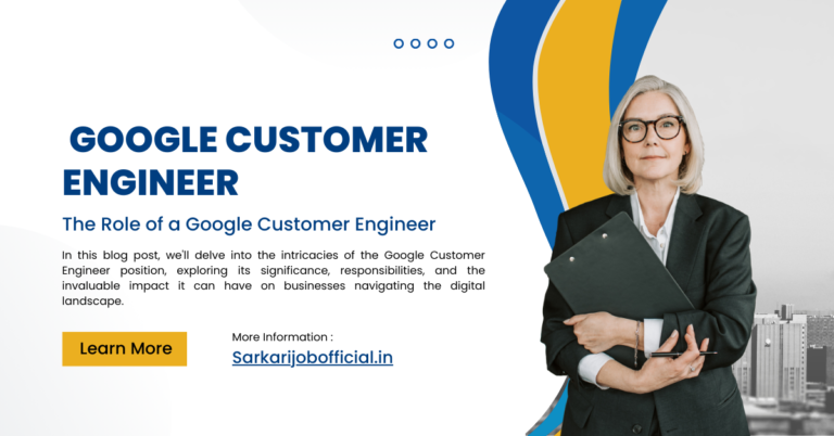 The Role of a Google Customer Engineer