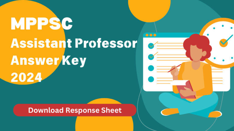 MPPSC Assistant Professor 2022 Provisional Answer Key